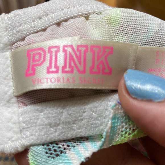 Pink Victoria’s Secret Beautiful design bras straps around neck - Picture 4 of 5